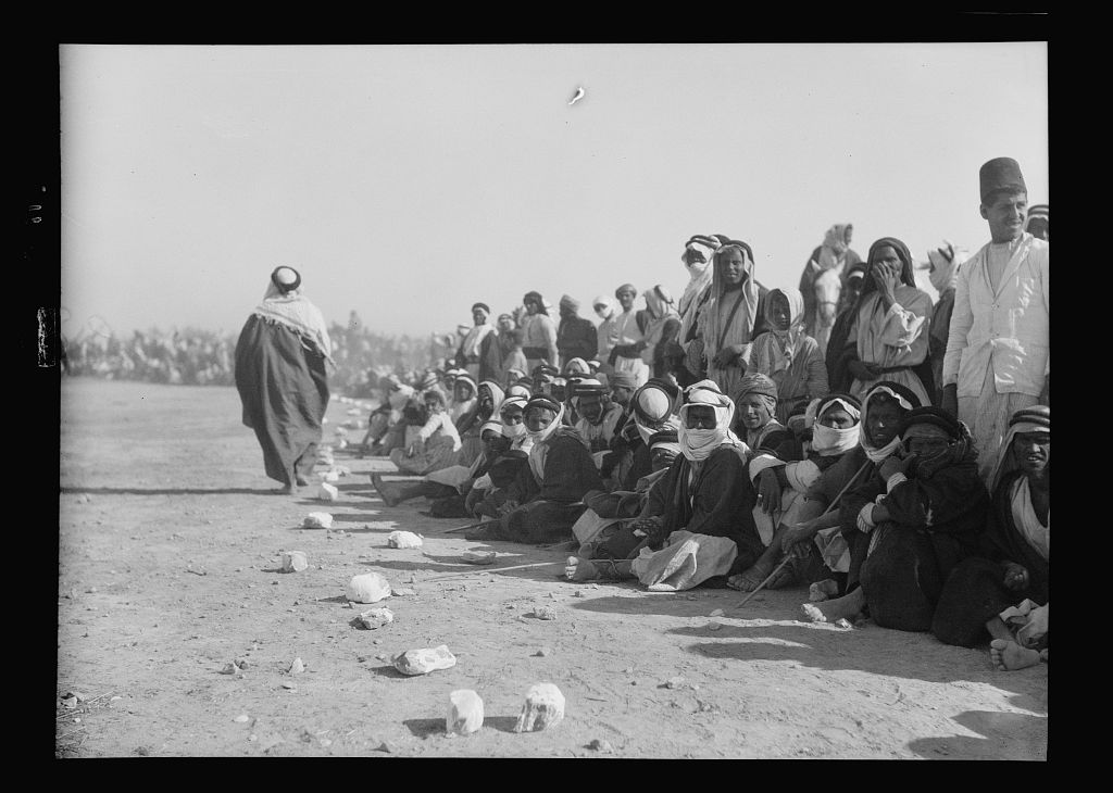 احتفالات وسباقات بدوية واجتماع العشائر في بئر السبع يونيو 1930
